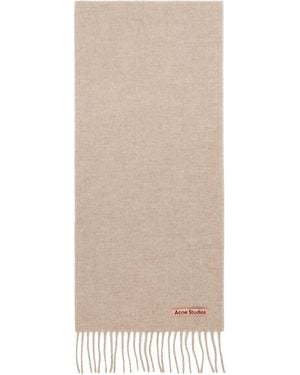 Acne Studios Écharpe En Laine À Franges - Multicolore