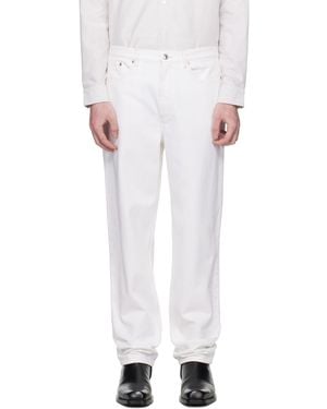 A.P.C. Off- Martin Jeans - White