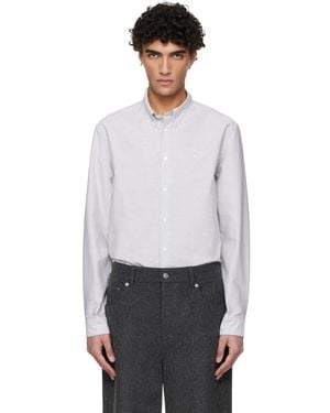 A.P.C. Khaki Greg Shirt - White