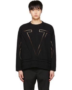 Valentino Cut-out セーター - ブラック