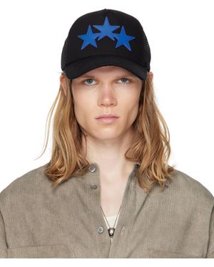 Amiri Casquette De Camionneur Noire À Appliqués D'Étoile - Bleu