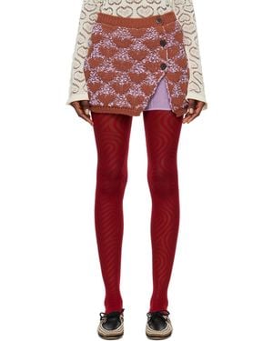 Marco Rambaldi Heart Miniskirt - Red