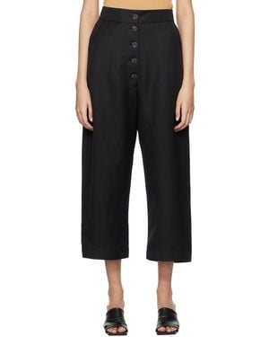 【関税込み】Studio Nicholson ブラック Lorca トラウザーズ Studio Nicholson ブラック Lorca トラウザーズ ブラック | Lyst