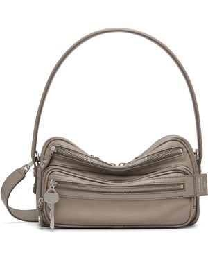 Acne Studios Taupe Camero Party Shoulder Bag - Grey