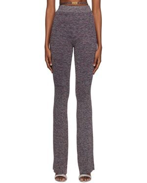 Gcds Multicolor Ribbed Lounge Pants - Blue
