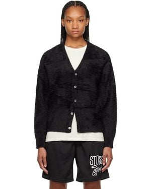 Stussy Shaggy Cardigan - Black
