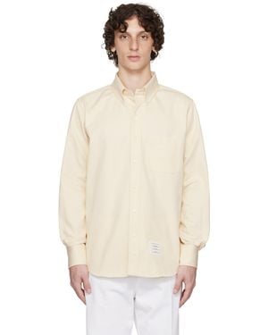 Thom Browne Straight Fit Denim Shirt - Multicolor