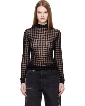 Amiri Ma Quad Flocked T-Shirt - Black