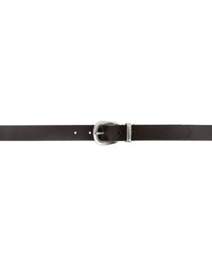 Paul Smith Smooth Leather Belt - Black
