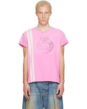 424 Capped Thermal T-Shirt - Pink