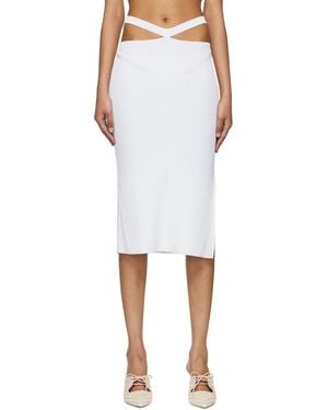 Anna October Alizee Midi Skirt - White