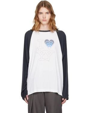 OPEN YY 'I Love Yy' Raglan T-Shirt - Black