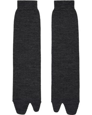 Maison Margiela Bootleg Tabi Socks - Black