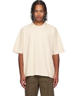 colbo Off- Dropped Shoulder T-Shirt - Natural