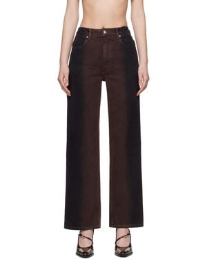 Eckhaus Latta Wide Leg Jeans - Black