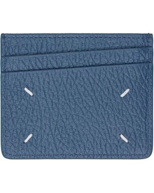 Maison Margiela Four Stitches Card Holder - Blue