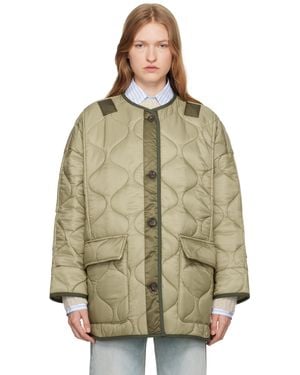 Frankie Shop Teddy Quilted Jacket - Natural