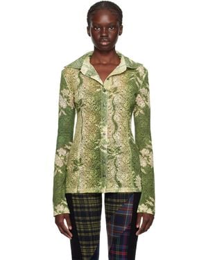 Rave Review Green Rosa Shirt