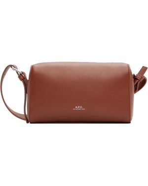 A.P.C. Tan Nino Camera Bag - Brown