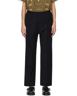 Needles Black Drawstring Trousers