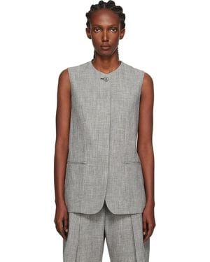 Lanvin Button Vest - Black