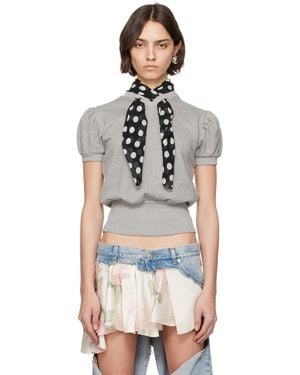 ALL-IN Foulard Blouse - Black