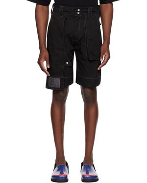 YAKU Short 7-Poc Noir En Denim