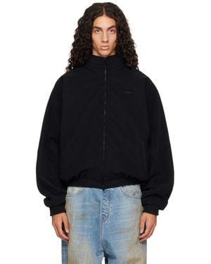 Vetements Out Fleece Jacket - Black