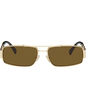Versace Greca Sunglasses - Brown