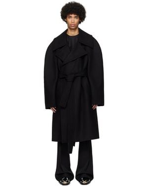 Egonlab Manteau Montana Noir Exclusif À Ssense