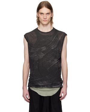 Julius Coilmon Sleeveless Tank Top - Black