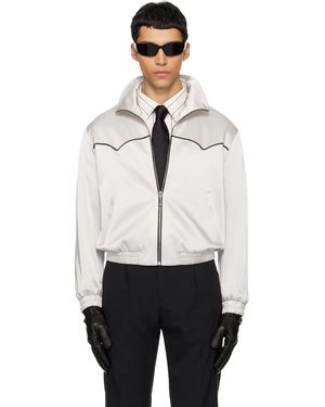 Ernest W. Baker グレー Western トラックジャケット - ブラック