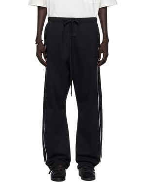 Fear Of God Relaxed Fleece Piping Joggers - Black