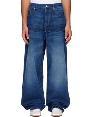 Abra Mini Skirt Jeans - Blue