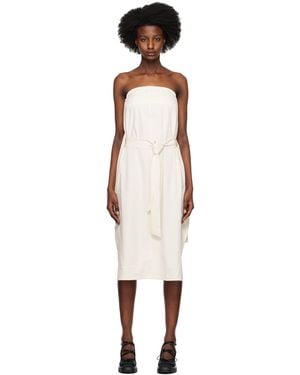 RECTO. Off- Tube Top Midi Dress - Black