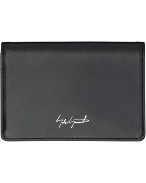 Yohji Yamamoto Bifold Card Holder - Black