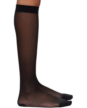 Dolce & Gabbana Three-Pack Dg Logo Nylon Socks - Brown