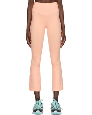 Live The Process Legging de sport évasé rose - Noir