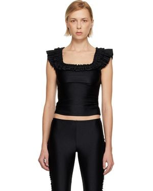 Sandy Liang Kale Tank Top - Black