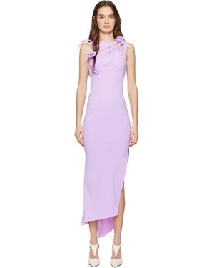 Coperni Flower Maxi Dress - Black