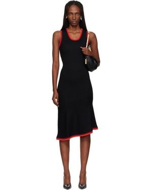 Wales Bonner Sun Knit Midi Dress - Black