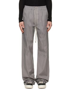 Rick Owens Tower Dietrich Drawstring Trousers - Grey