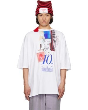 Charles Jeffrey Oversized '10' Year T-Shirt - White