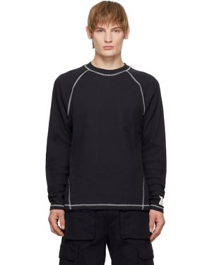 RCOS Waffle Knit Ls T-Shirt - Black