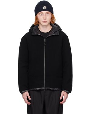 メンズ Moncler ブラック Bouchet リバーシブル ダウン ボンバー