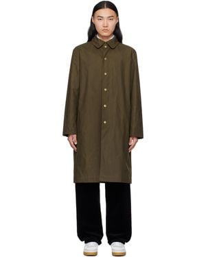 A.P.C. Khaki Arthur Mac Coat - Black