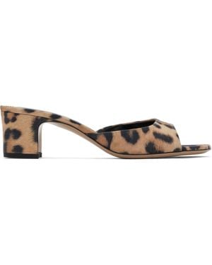 Paris Texas Tan & Lara 50 Mules - Black
