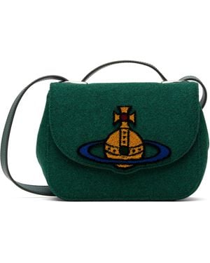 Vivienne Westwood Linda Medium Crossbody Bag - Green