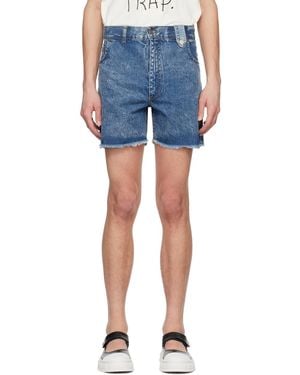 Egonlab Five-Pocket Denim Shorts - Blue
