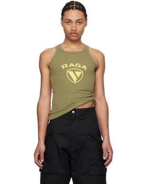Raga Malak Khaki Hooli Tank Top - Black